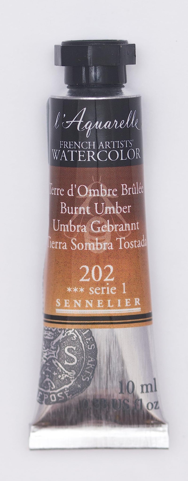 Sennelier lAquarelle French Artists Watercolour 10 ML Earth Tones (Burnt Umber) - Image 2