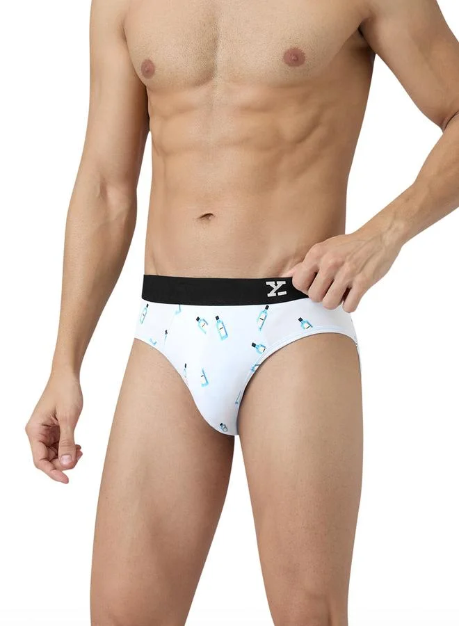 اكس واي اكس اكس سراويل داخلية قطنية فائقة التمشيط مطبوعة مُضادة للبكتيريا