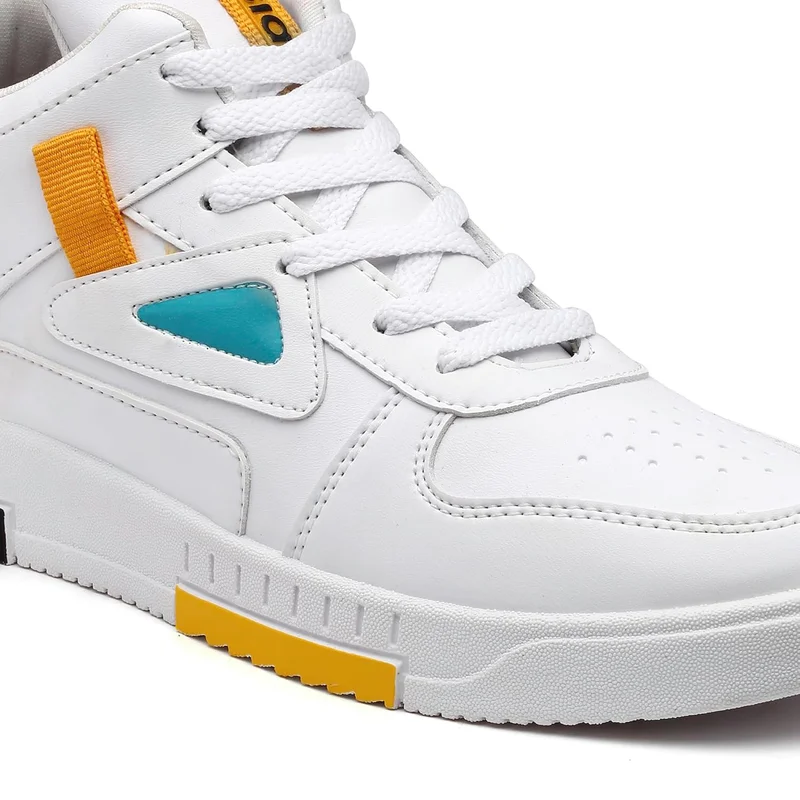 Asian White Mustard Sneakers for Men and Boys