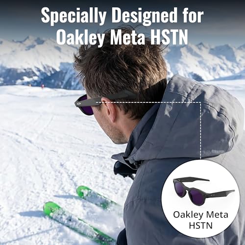 RCstyle HiBloks Eyeglass Ear Grip for Oakley Meta HSTN Smart Glasses Accessories, Anti-Slip Silicone Eye Glasses Ear Grippers for Oakley Meta HSTN Smart Sunglasses Ear Cushion (Black) - Image 2