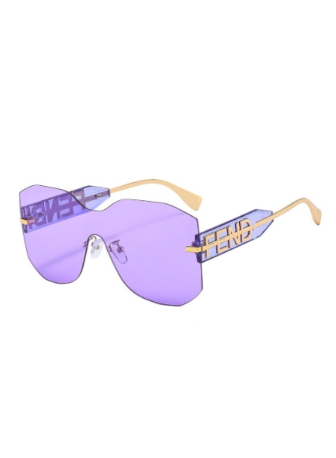 Generic Fashion FE Monogram Sunglasses - Futuristic Metal Frame 