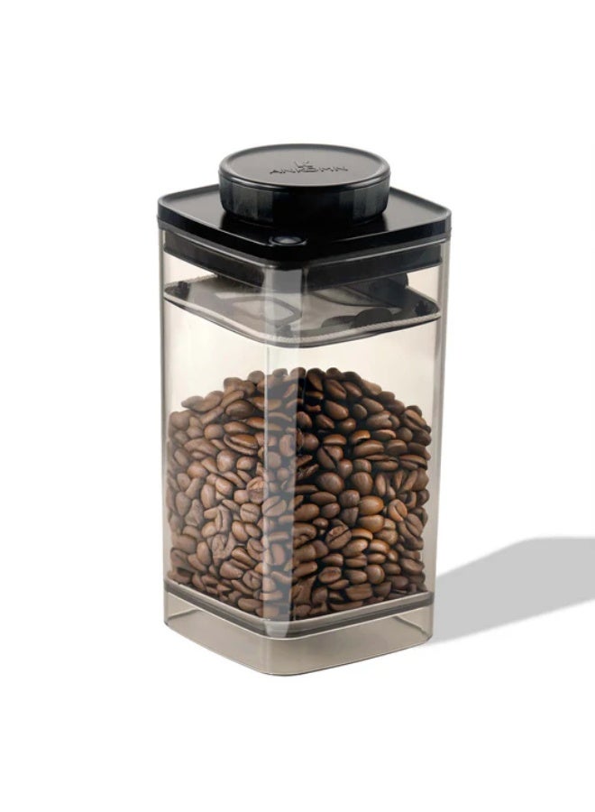 ANKOMN Coffee Vacuum Container, Patented Turn-n-Seal Canister Features the Airtight Vacuum Sealed Rubber and Inner Plate, Holding the Vacuum and Keeping Your Coffee Fresh Longer (1.5L)