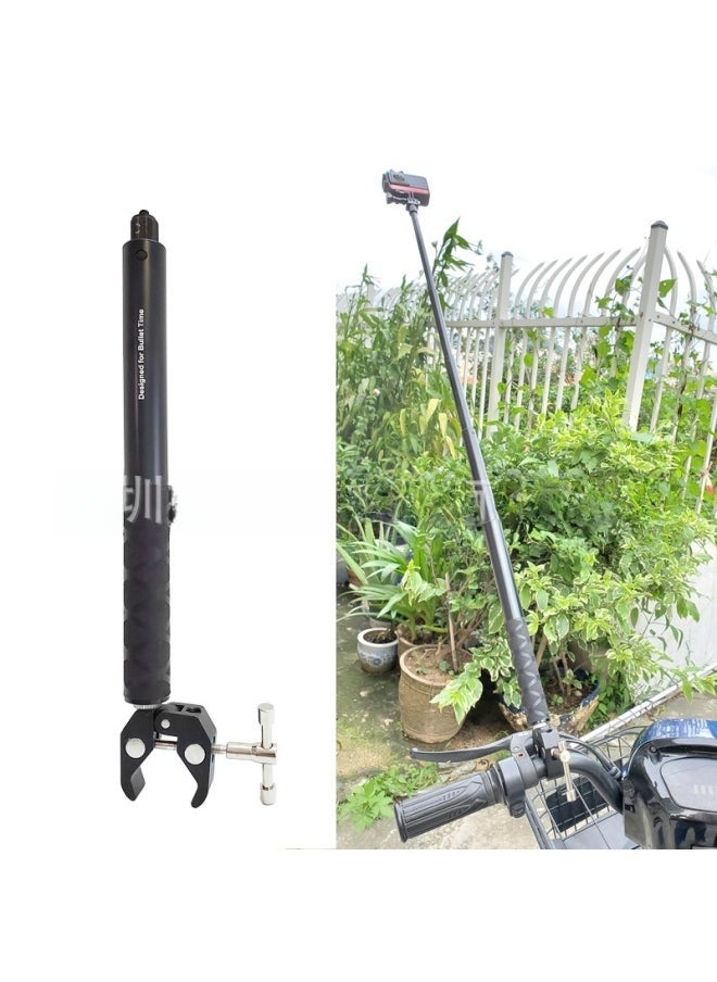 Digital Computer/sports Camera Accessories - Wireless Bluetooth Remote Control For Sports Cameras-Color:SM01-Q Double Ball Head Small Diameter +1.1 M Rod + Aluminum Alloy Pan/tilt Adapter - Image 4