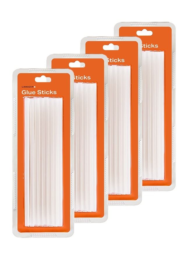 LAWAZIM 4-Pack Glue Sticks Clear