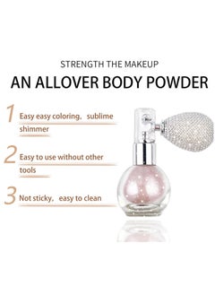 Rosarden Pink Hair Glitter, Spray Glitter for Hair and Body, Body Shimmer Spray, Not Sticky Sparkle Body Highlighter, Fabric Glitter Spray for Clothing, Body Glitter Spray for Women Kids, Festival Accessories  - Image 3