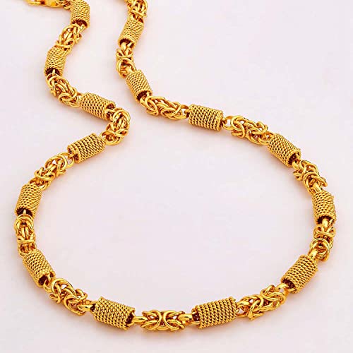 Voylla Menâ€™s Designer Link Chain with Gold Plating - Image 5
