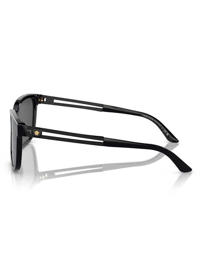 VERSACE Men VE4307 533287 Full Rim Square Sunglasses - Lens Size: 58 mm - Image 4