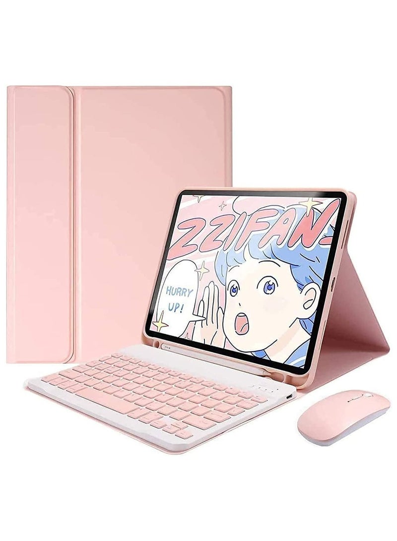 Bilingual Keyboard Case For Honor X8A /X9 11 inch 2024 Detachable Wireless Keyboard Pen Holder Ultra-Thin Leather Smart Case With Mouse - Image 1