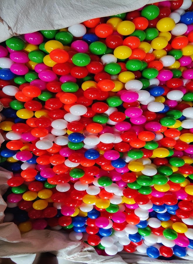 EEVOVEE - Softy Non Toxic Plastic Pool Softball for Kids, 8cm (Big Size), (150pcs), Multicolour