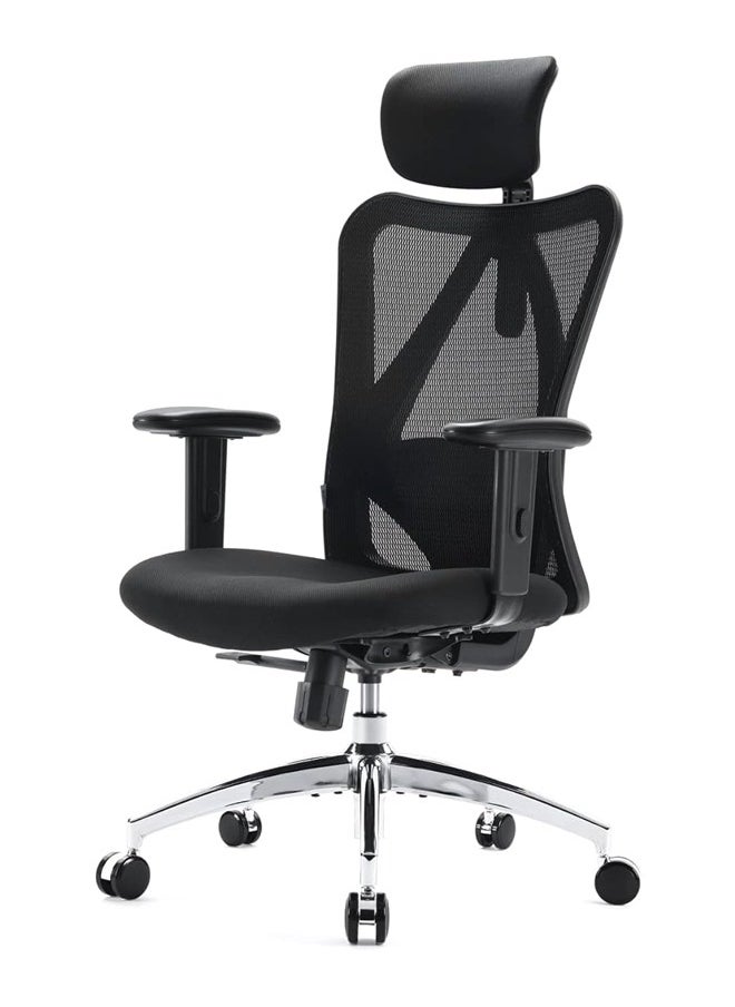 SIHOO - SIHOO M18 Gaming Ergonomic Office,Big and Tall Office Chair, 2D Headrest with Adjustable Armrest Lumbar Support and Wheels Swivel Tilt Function,Computer desk Chair (Black) - Image 1