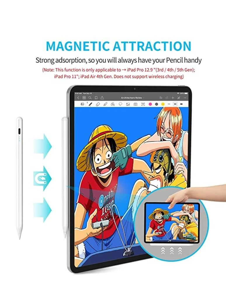 Filly Stylus Pen for iPad with Palm Rejection, Active Pencil Compatible with (2018-2022) iPad Pro 11 & 12.9 inch, iPad 9th/8th/7th/6th Gen, iPad Air 5th/4th/3rd Gen,iPad Mini 6th/5th Gen - Image 3