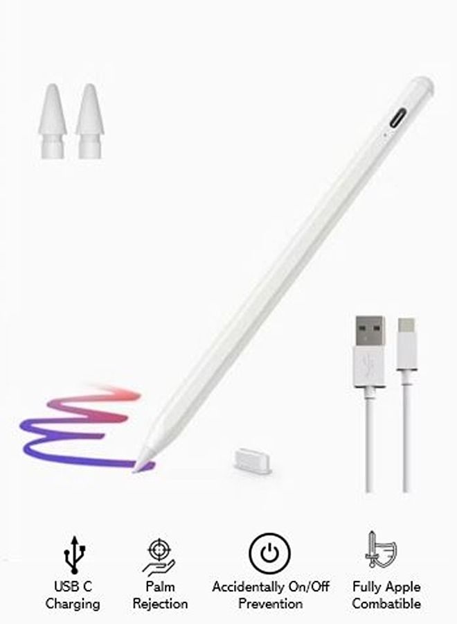 Filly Stylus Pen for iPad with Palm Rejection, Active Pencil Compatible with (2018-2022) iPad Pro 11 & 12.9 inch, iPad 9th/8th/7th/6th Gen, iPad Air 5th/4th/3rd Gen,iPad Mini 6th/5th Gen - Image 1