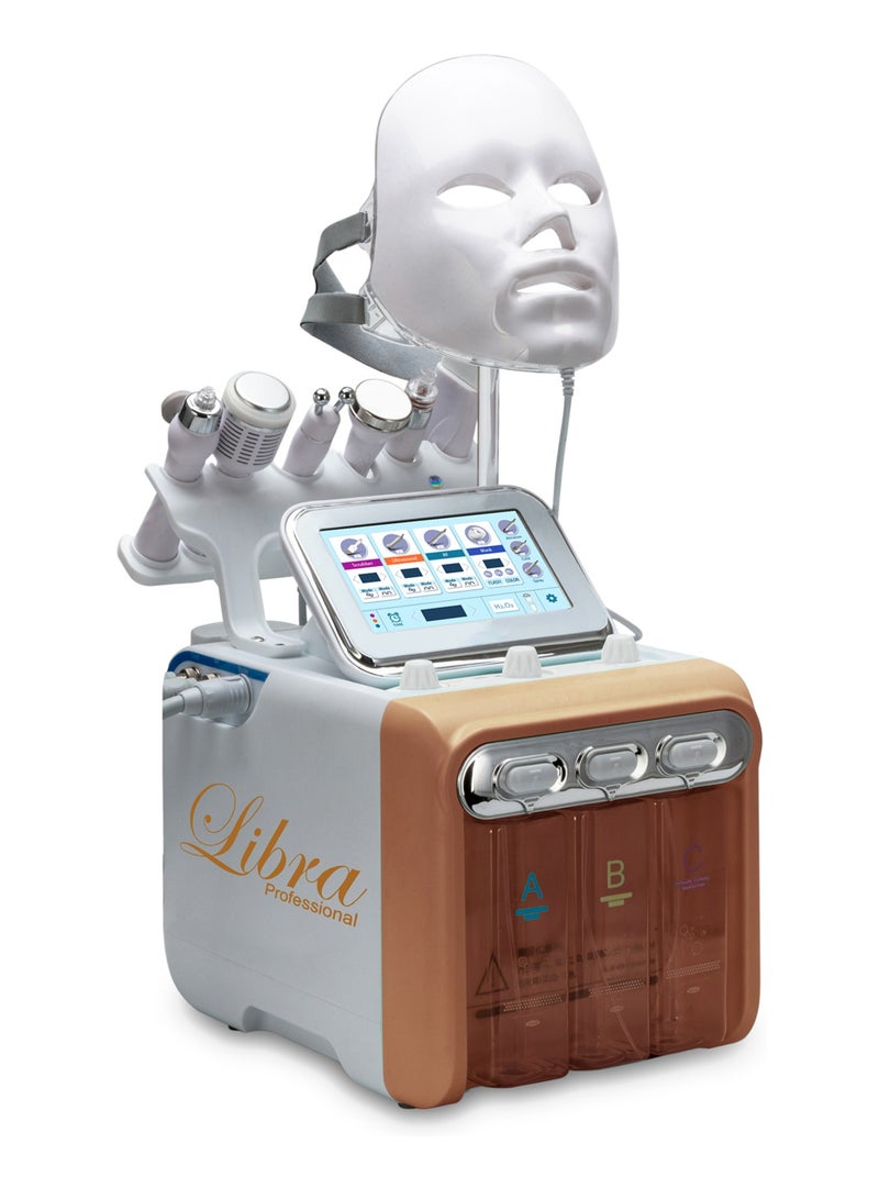 Libra 7 in 1 Facial Steamer Hydrogen Oxygen Beauty Machine Face Care Machine for Home and Beauty Salons Use - Image 1