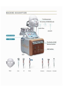 Libra 7 in 1 Facial Steamer Hydrogen Oxygen Beauty Machine Face Care Machine for Home and Beauty Salons Use  - Image 2