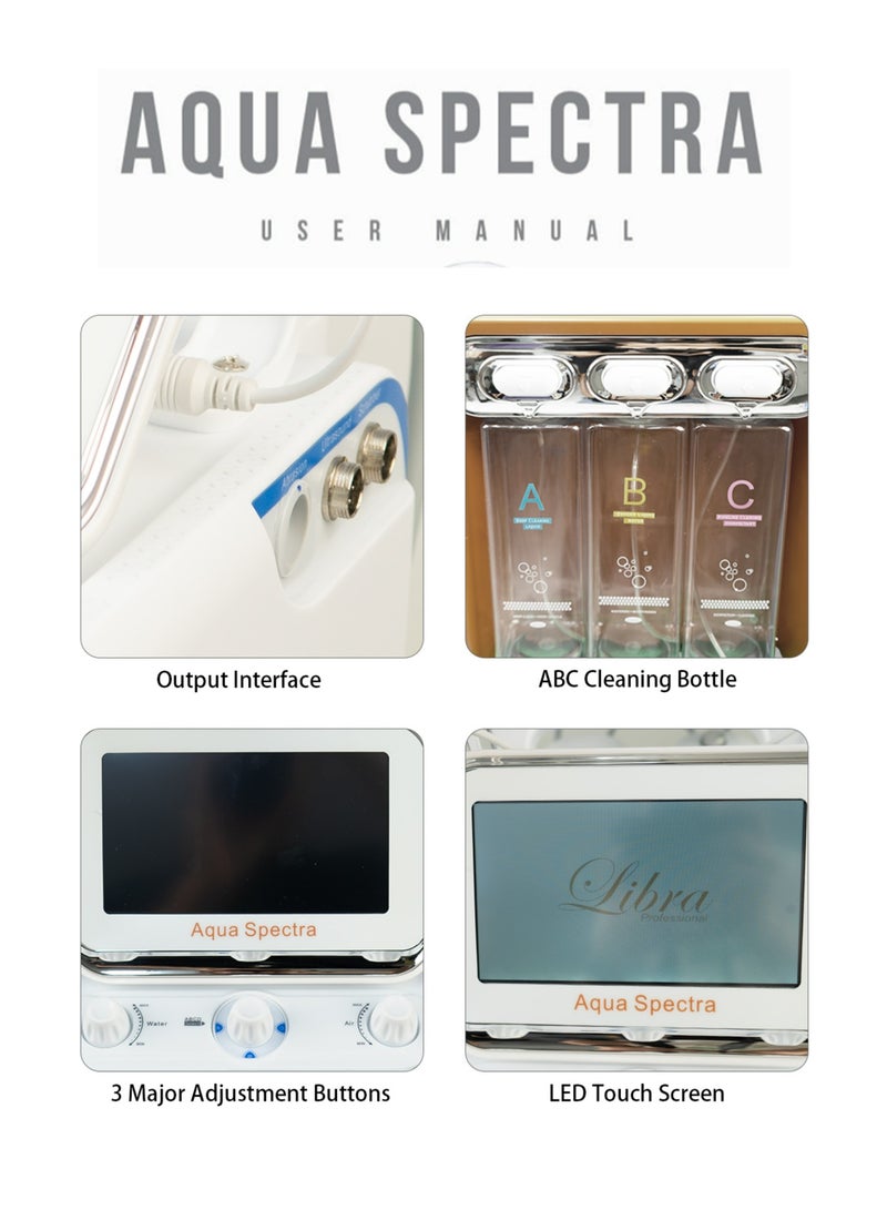 Libra 7 in 1 Facial Steamer Hydrogen Oxygen Beauty Machine Face Care Machine for Home and Beauty Salons Use - Image 5