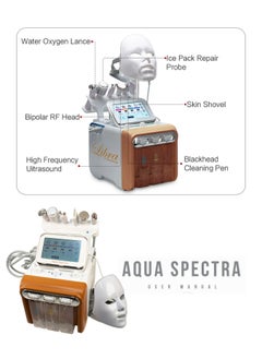 Libra 7 in 1 Facial Steamer Hydrogen Oxygen Beauty Machine Face Care Machine for Home and Beauty Salons Use  - Image 4