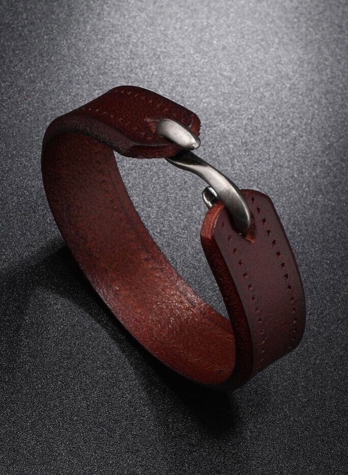 لوكشري كونسبت اسوارة رجالية أنيقة من أجود أنواع الجلود الاصطناعية عالية الجودة - Image 4