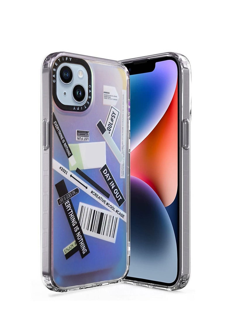 Casetify - حافظة خلفية بتصميم رسومات متدرجة من Casetify لهاتف Apple iPhone 14 Plus - مقاومة للصدمات ومضادة للأصفر ومضادة للخدش ومضادة للانزلاق ومتوافقة مع الشحن اللاسلكي - Image 1