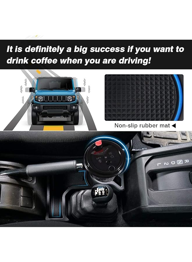 أوتوفيكس متوافق مع حامل أكواب وحدة التحكم المركزية 2019-2023 سوزوكي جيمني Jb64W Jb74W في موديلات الملحقات منظم وحدة التحكم المركزية - Image 4