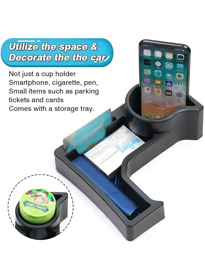 أوتوفيكس متوافق مع حامل أكواب وحدة التحكم المركزية 2019-2023 سوزوكي جيمني Jb64W Jb74W في موديلات الملحقات منظم وحدة التحكم المركزية - Image 5