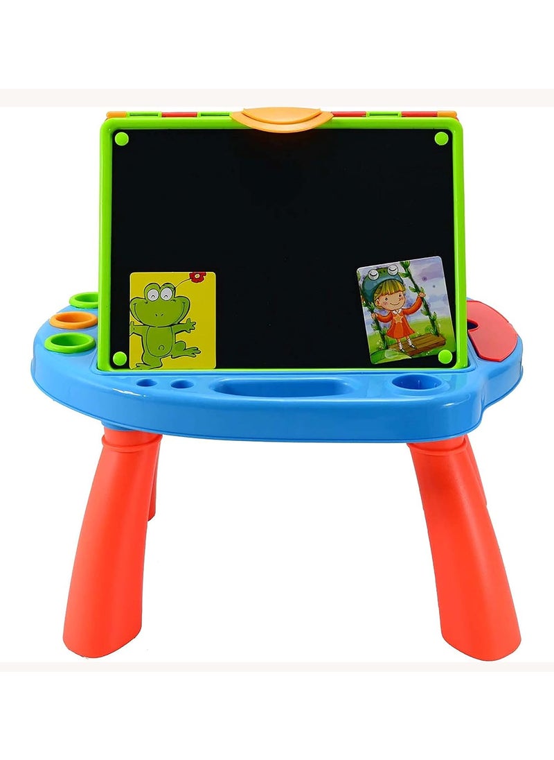 Natchcart Natchcart Art Centre Learning Easel Double Sided Drawing Board Gift for Kids 1024Learning Easel  - Image 2