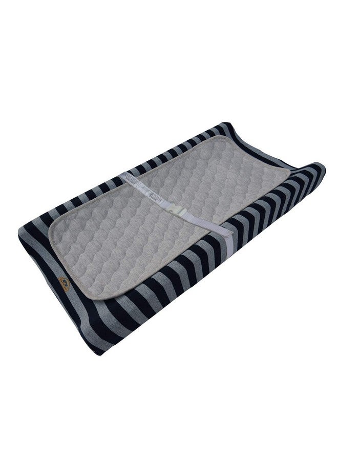 BlueSnail Quilted Thicker Waterproof Changing Pad Liners 3 Count(Gray 13” x 27”) - Image 3