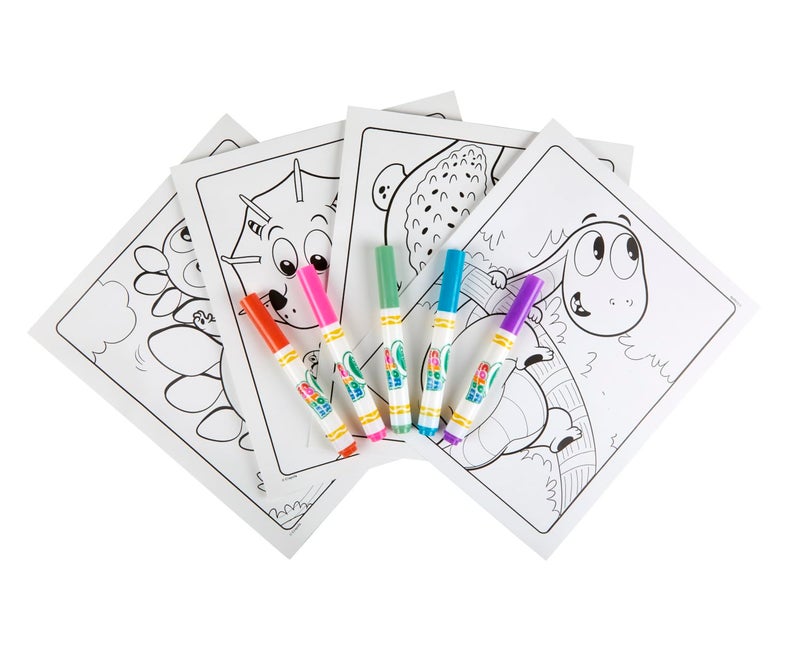 Crayola Color Wonder Prehistoric Pals, Dinosaur Coloring Pages, Mess Free Coloring for Toddlers, Dinosaur Toys, Toddler Travel Activity & Gifts - Image 5