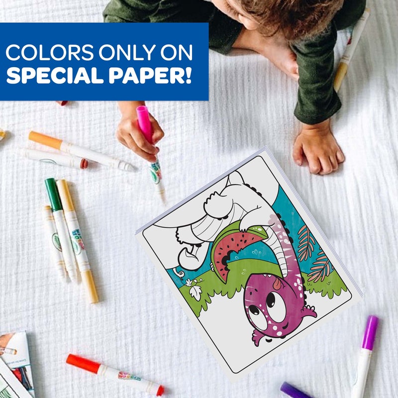 Crayola Color Wonder Prehistoric Pals, Dinosaur Coloring Pages, Mess Free Coloring for Toddlers, Dinosaur Toys, Toddler Travel Activity & Gifts - Image 4