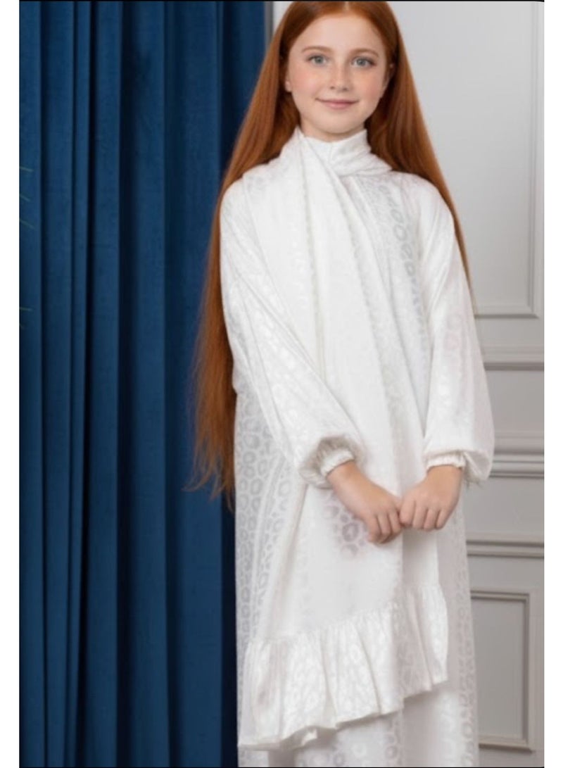 Isdal Kids Satin White