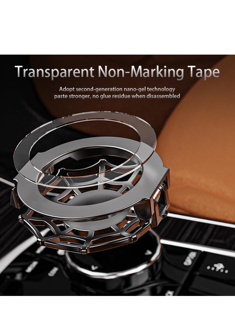 Zikra Push Start Button Cover Press Car Engine Start Stop Button Cover Push to Start Button Cover Ignition Protective Anti-Scratch Universal Button Decoration Protector Car Interior Accessories - Image 5