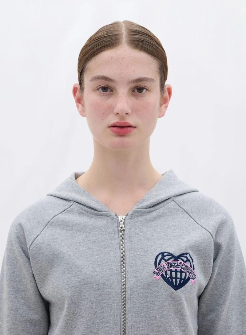 LES BENJAMINS ZIP HOODIE 001