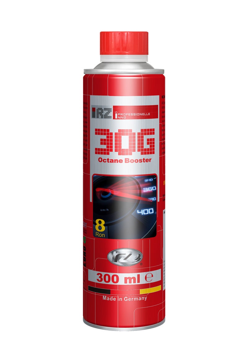 RZ30G Octane Booster – 2-in-1 Fuel System Cleaner & Performance Enhancer (300ml, TÜV Certified)