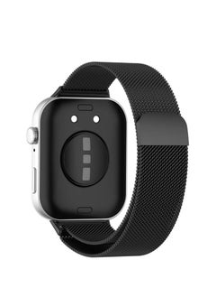 Generic Magnetic Strap For Huawei Watch Fit3 Stainless Steel Milanese Loop For Huawei Watch Fit3 Wristband Bracelet Accessories (Black)  - Image 2