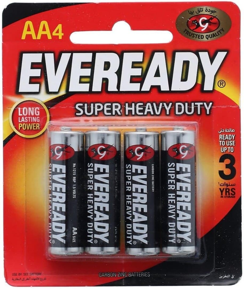 Eveready Super Heavy Duty AA Batteries Pack Of 4 - Image 3