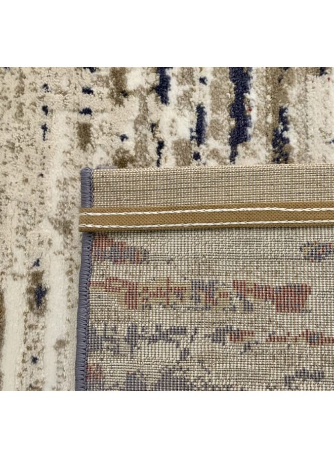 HANDPICKED FURNITURE Abstract multicoloured Rectangular Carpet Ultra Soft Area Carpets For Bed Room Living Room And Dining room Anti-slip Floor Carpets Easy to Clean Made In Turkey  - Image 3