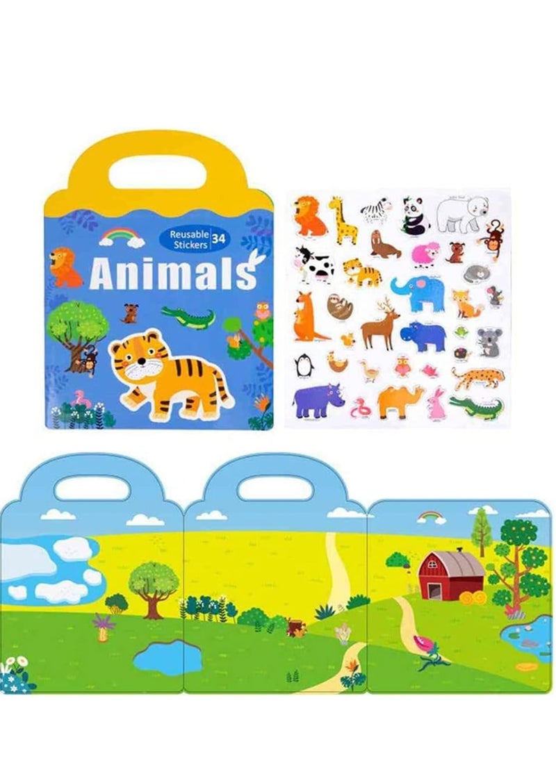 Magnetic Sticker Animal Book - Image 1