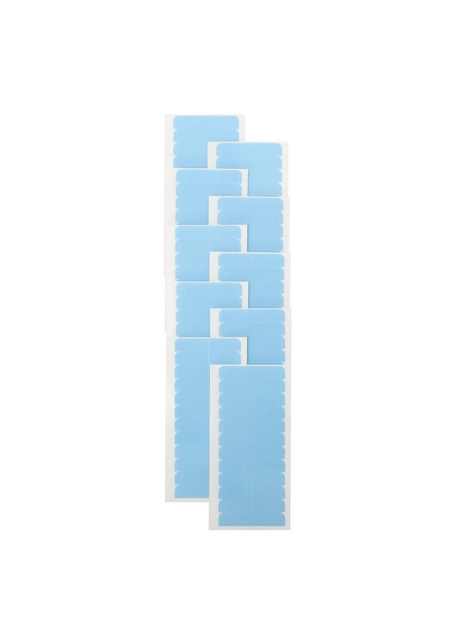 Amella Mella Hair 120 Pieces Hair Extension Tape Tabs Double Sided Extension Tapes For Replacement 4Cmx0.8Cm (Blue 120 Pieces)  - Image 4