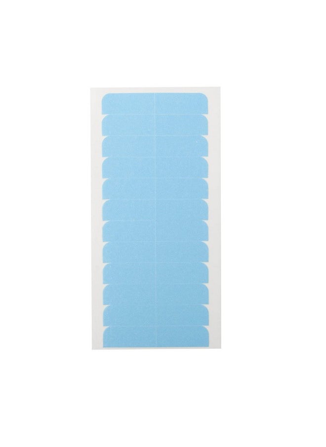 Amella Mella Hair 120 Pieces Hair Extension Tape Tabs Double Sided Extension Tapes For Replacement 4Cmx0.8Cm (Blue 120 Pieces)  - Image 5