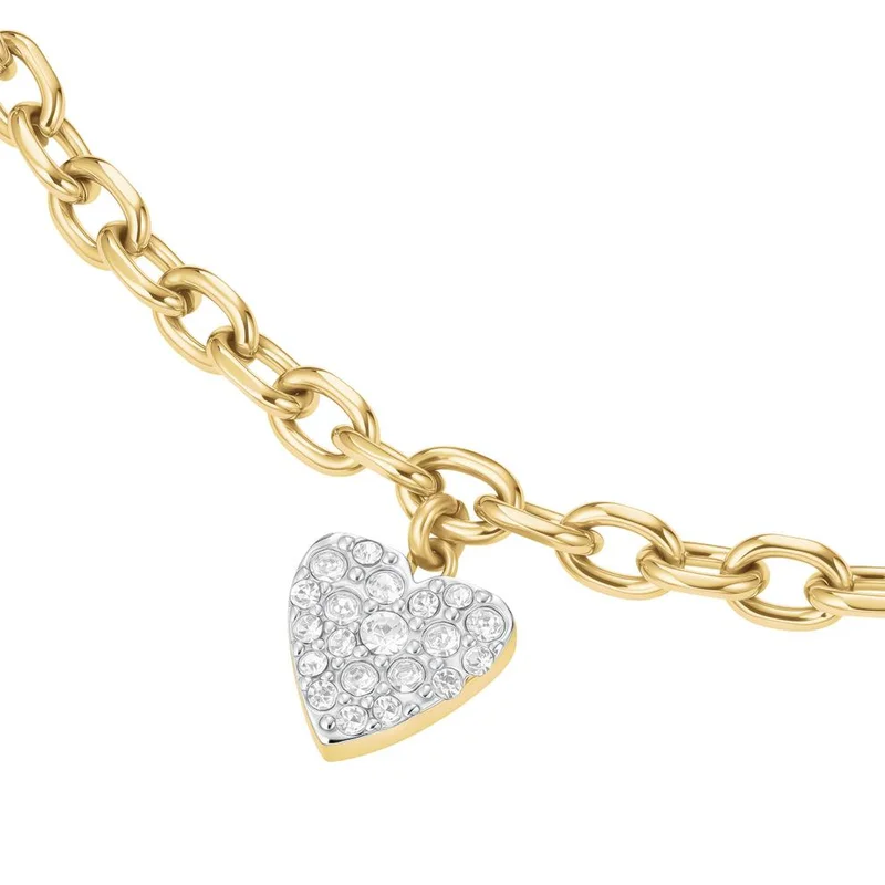 Rosefield Rosefield Chunky Heart Bracelet Gold - JBCHG-J1279