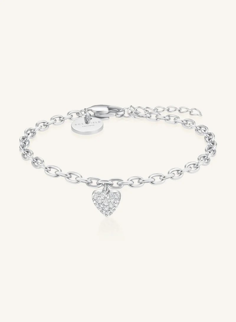 Rosefield  Chunky Heart Bracelet, Gold Plated for Women | Best Price UAE