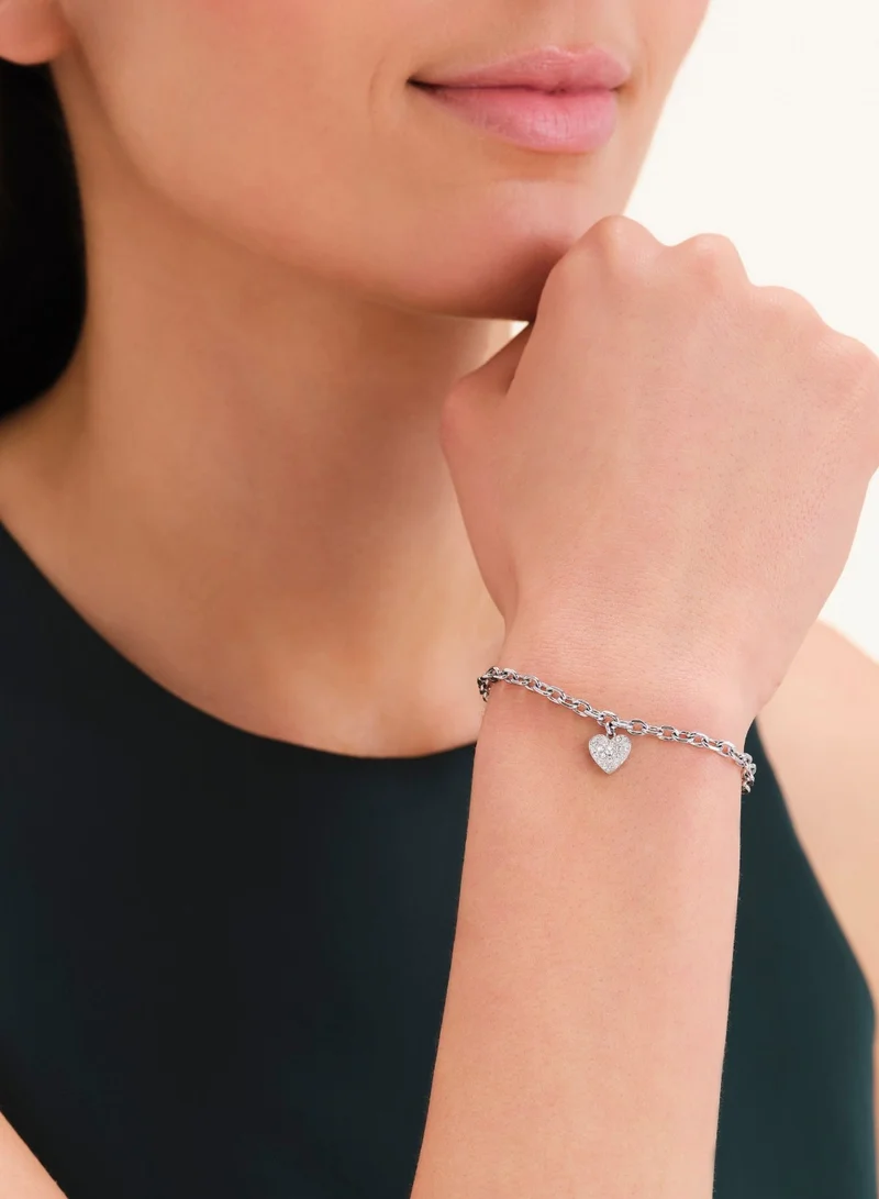 Rosefield  Chunky Heart Bracelet, Gold Plated for Women | Best Price UAE