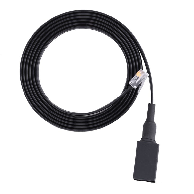 1.5M 6-Pin Removable Separation Handheld Mic Extension Cable Cord for Yaesu Radio Walkie Talkie - Image 3