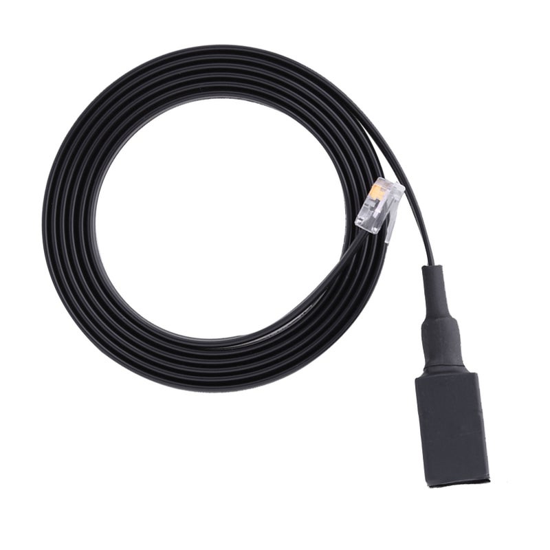 1.5M 6-Pin Removable Separation Handheld Mic Extension Cable Cord for Yaesu Radio Walkie Talkie - Image 1