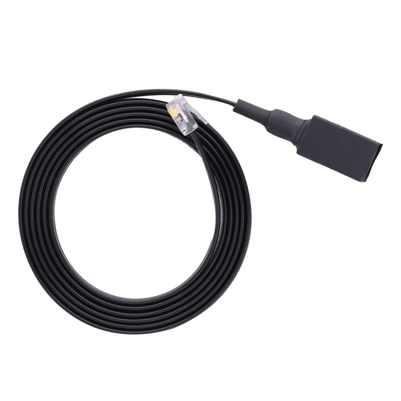 1.5M 6-Pin Removable Separation Handheld Mic Extension Cable Cord for Yaesu Radio Walkie Talkie - Image 2