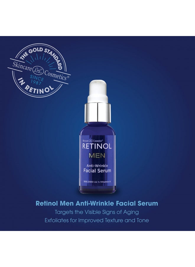 RETINOL Retinol Mens Anti-Wrinkle Facial Serum The Original Retinol Anti-Aging Mens Formula For Younger Looking Skin Vitamin-Enriched To Smooth Fine Lines & Wrinkles, Improve Tone & Promote Firmness  - Image 3