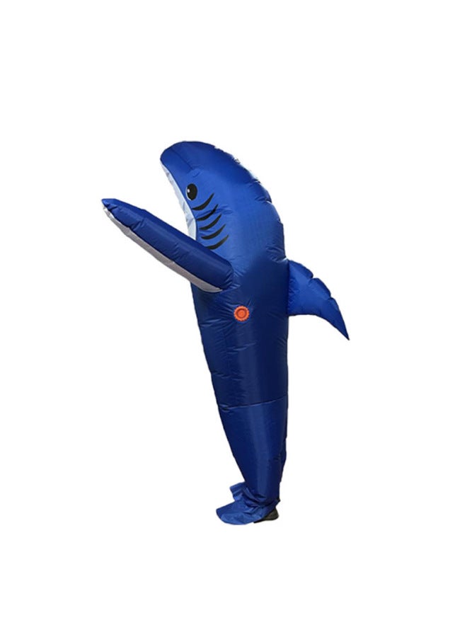 Loquat Stage Performance Costume Shark Inflatable Costume Cosplay Party Cosplay Cartoon Doll Inflatable Costume-Colour:Pink 150-190cm - Image 3