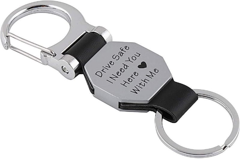 AUGEN Premium Anchor Stainless Steel Keychain Metal For Gifting With Key Ring Anti-Rust (Pack Of 1) - Image 1