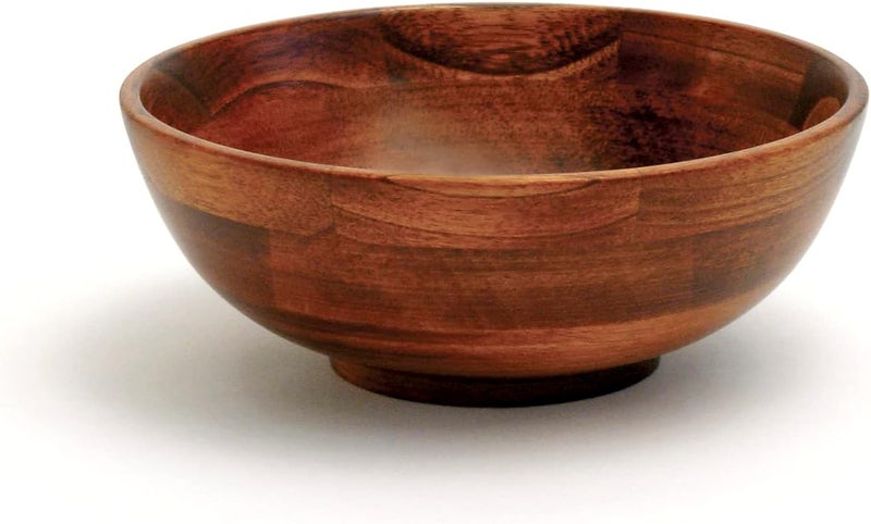 Lipper International وعاء تقديم مزخرف بقاعدة من الكرز من ليبر إنترناشيونال للفواكه أو السلطات صغير 7 بوصة قطر × 275 ارتفاع وعاء واحد - Image 1