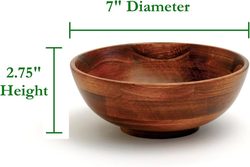 Lipper International وعاء تقديم مزخرف بقاعدة من الكرز من ليبر إنترناشيونال للفواكه أو السلطات صغير 7 بوصة قطر × 275 ارتفاع وعاء واحد - Image 2