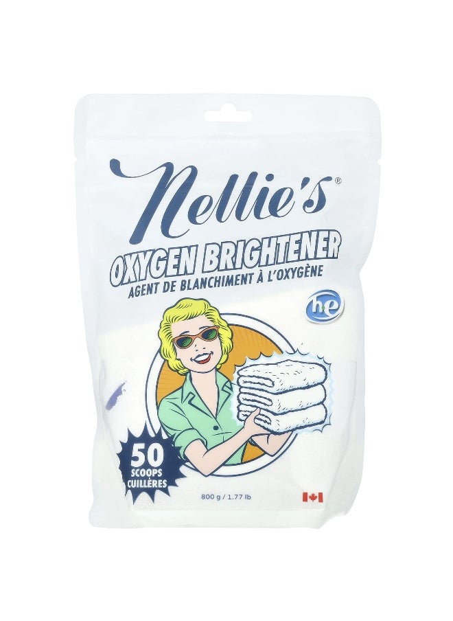 Nellie's Nellie's, Oxygen Brightener, 50 Scoops, 1.77 lbs (800 g)  - Image 1